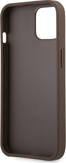 Guess Metal Logo Back Cover Πλαστικό Καφέ (iPhone 13)