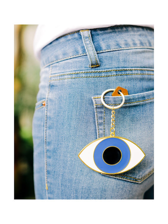 DOIY Keychain Oversized Metallic Eye