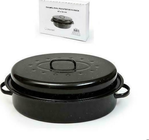 Fylliana JM-C03 Dutch Oven Oval Made of Aluminum with Grill 42x32cm 1pcs