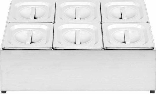 vidaXL Base for Gastronorm Basins Commercial Cooking Accessories 1pcs