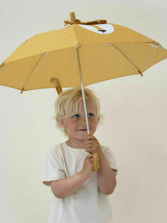 Trixie Mr Lion Kids Umbrellas Curved Handle Yellow 70cm