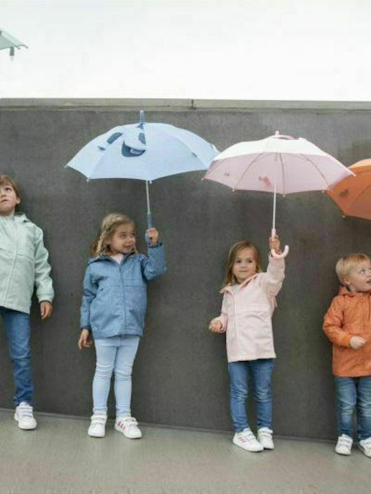 Trixie Kids Curved Handle Umbrella Mrs Rabbit with Diameter 70cm Pink
