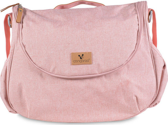 Cangaroo Wickeltasche-Wickeltasche Schulter/Hand Naomi Pink 43x40cm.