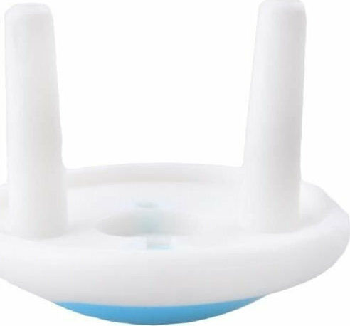 HOMie Socket Protective Cover Simple Placement made of Plastic in Light Blue Color 6pcs
