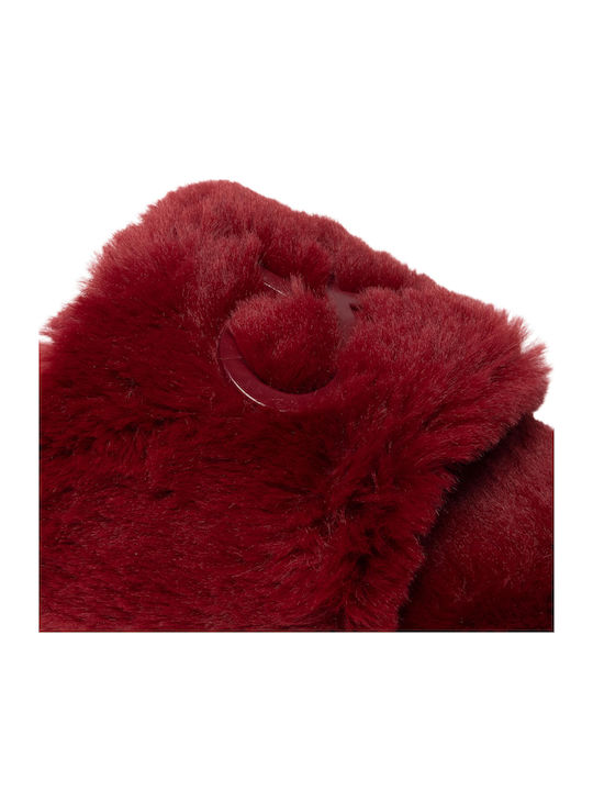 Papuci Pentru Femei Sliders Cu Blană Desert Rose