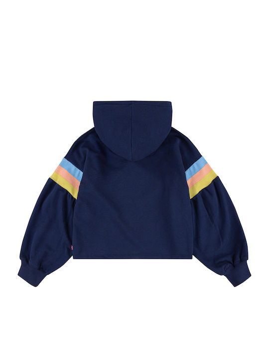 Levi's Kids Sweatshirt with Hood Navy Blue