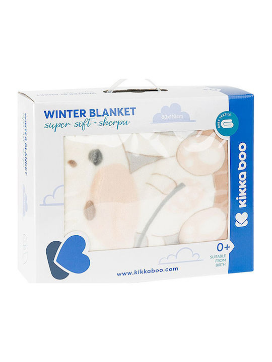 Kikka Boo Blanket Nursery Swaddling Blankets Polar Fisher Velvet Gray 80x110cm