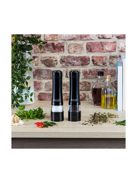 Russell Hobbs Classics Σετ Ηλεκτρικοί Μύλοι Μπαχαρικών Inox σε Μαύρο Χρώμα 2τμχ