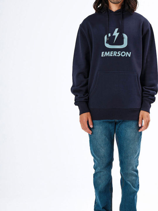 Sweatshirt with Hood Navy