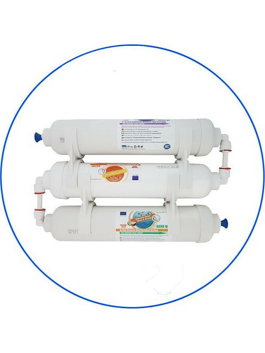 Aqua Filter Εξωτερικό Ανταλλακτικό Φίλτρο Νερού Ψυγείου FROST SOFT 3τμχ