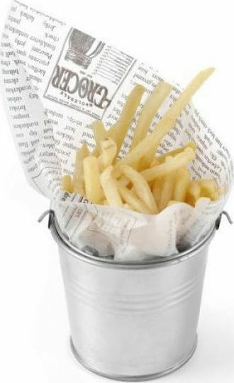 Hendi Bucket Serving Basket Metallic with Diameter 12cm and Height 11.5cm 1pcs