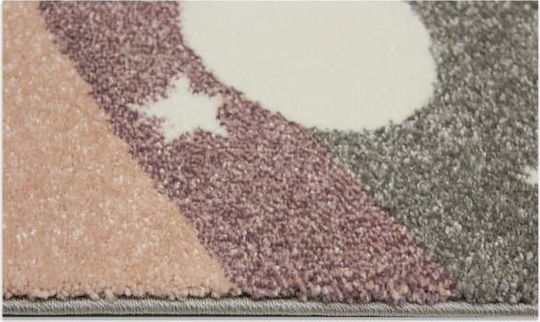 Tzikas Carpets 22392-095 Детско килимче Еднорог Розов 133x190см Дебелина 13мм