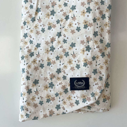 La Millou Pretty Floral Baby Sheet Crib Cotton Fitted