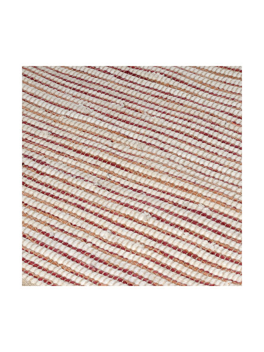 Tzikas Carpets 30160-012 Χειροποίητο Χαλί Εξωτερικού Χώρου Διάδρομος με Κρόσια Beige - Red 67x150cm