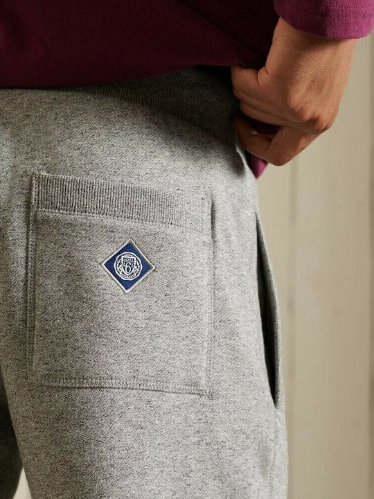 Collegate Sweatpants with Elastic Grey Grit
