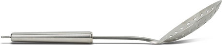 Nava Shallow Skimming Slotted Spoon Stainless Steel Gray 34cm