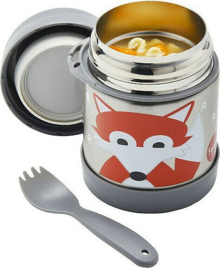 3 Sprouts Fox Baby Food Thermos Stainless Steel 350ml