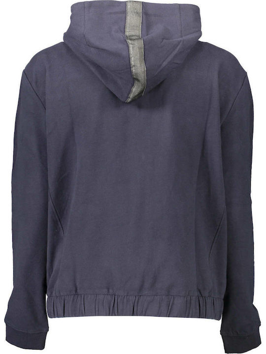 U.S. Polo Assn. Women's Hooded Cardigan Blue