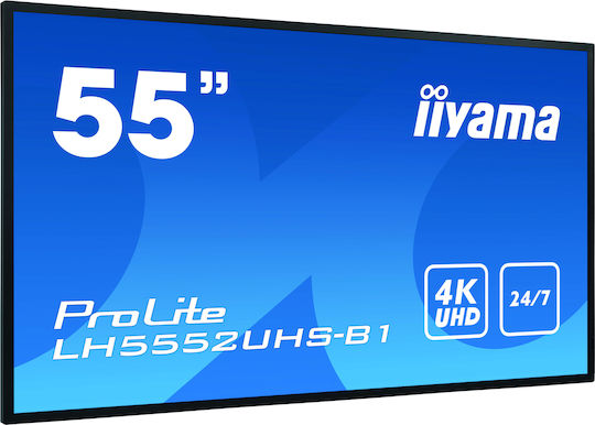 Iiyama LH5552UHS-B1 Afișaj Public 54.6" LCD 4K UHD
