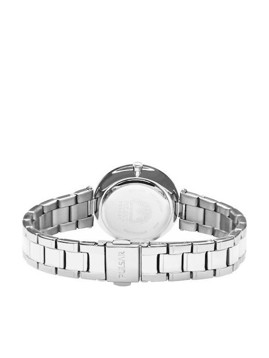 Pulsar Attitude Дамски Часовник 30mm Кварцов със Сребриста Метална Верижка