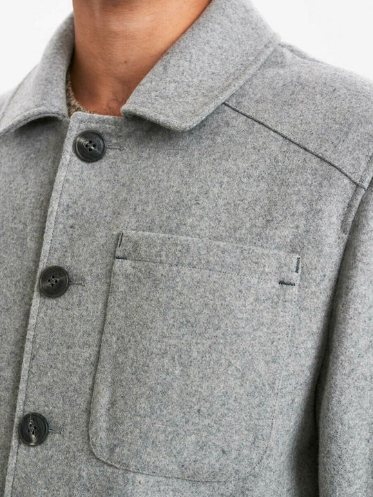 Herren Mantel Gray