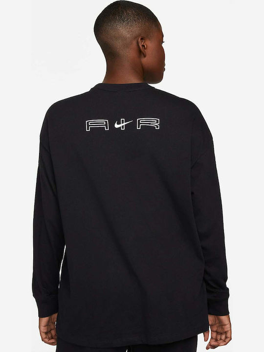 Nike Sportswear Air Φούτερ Μαύρο