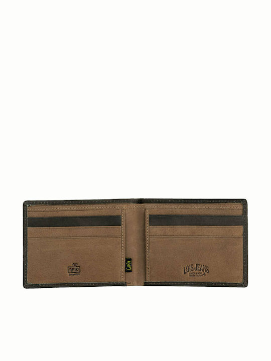 Кожен Мъжки Портфейл С RFID Кафяв