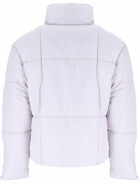 Zalikah Kurz Damen Puffer Jacke für Winter Gray