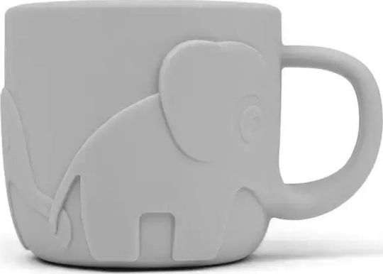 Done by Deer Baby Cup Peekaboo Elphee made of Silicone Gray