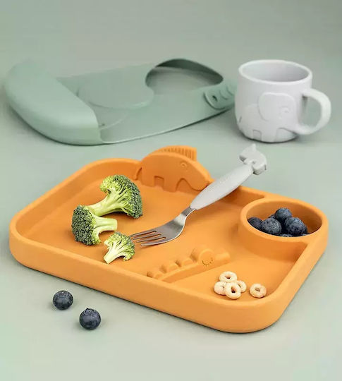 Done by Deer Baby Cup Peekaboo Elphee made of Silicone Gray