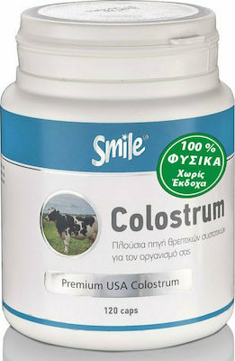 AM Health Smile Colostrum Ergänzungsmittel zur Stärkung des Immunsystems 120 Mützen 5200119880265