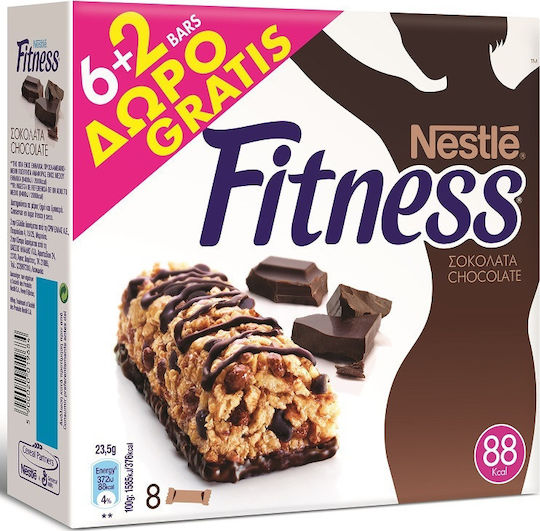 Nestle Fitness Riegel Hafer / Energie mit Σοκολάτα (8x23.5gr) 188gr