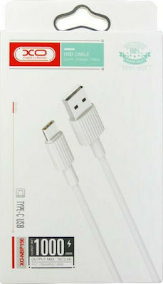 XO NB156 1m Regular USB 2.0 to micro USB Cable White (16.005.0053)