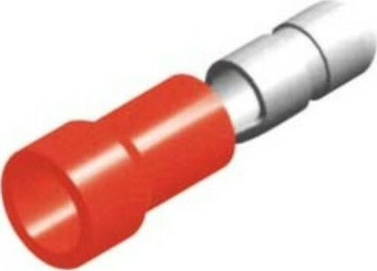 CHS Σφαιρικοί Ακροδέκτες με Μόνωση 4mm Κόκκινο (BD1-4V) σε σετ των 100τμχ