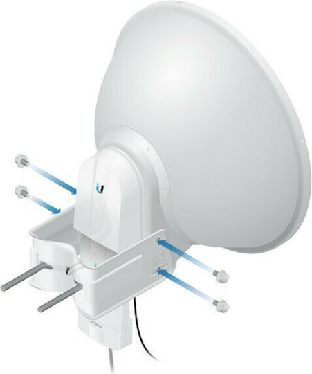 Ubiquiti airFiber X 5G23-S45 Εξωτερική Κεραία WiFi Παραβολική 23dBi με σύνδεση Ethernet