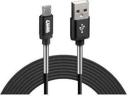 Lampa Regular USB 2.0 spre micro USB Cablu Negru 2m (L3892.1) 1buc