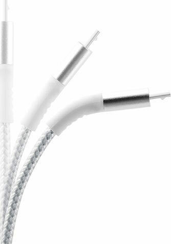 Lamtech Braided USB 2.0 to micro USB Cable Ασημί 2m (LAM450275)