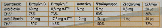 Bausch & Lomb Ocuvite Lutein Forte Ειδικό Συμπλήρωμα Διατροφής 30 ταμπλέτες