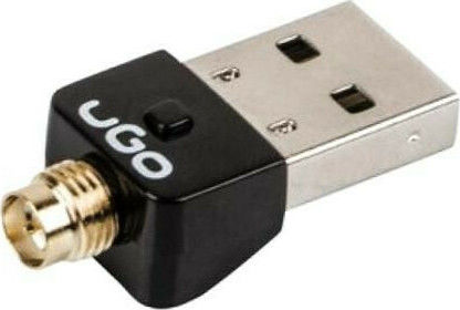 uGo UAW-1013 Adaptor Rețea USB cu Conexiune Wireless Wi-Fi 150Mbps și Antenă Detașabilă