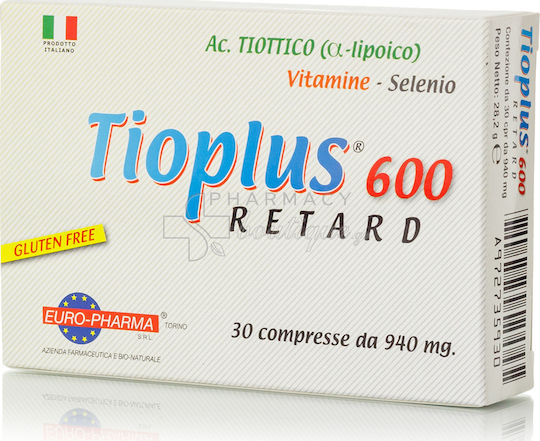 Bionat Tioplus Retard 600 Συμπλήρωμα για το Άγχος 30 ταμπλέτες