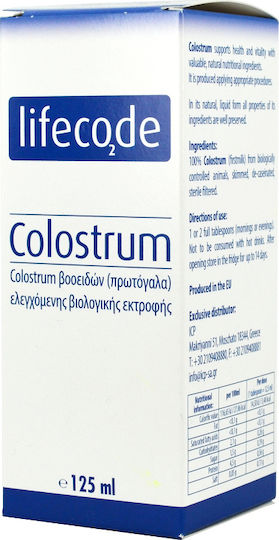 Lifecode Colostrum Supplement for Immune Support 125ml