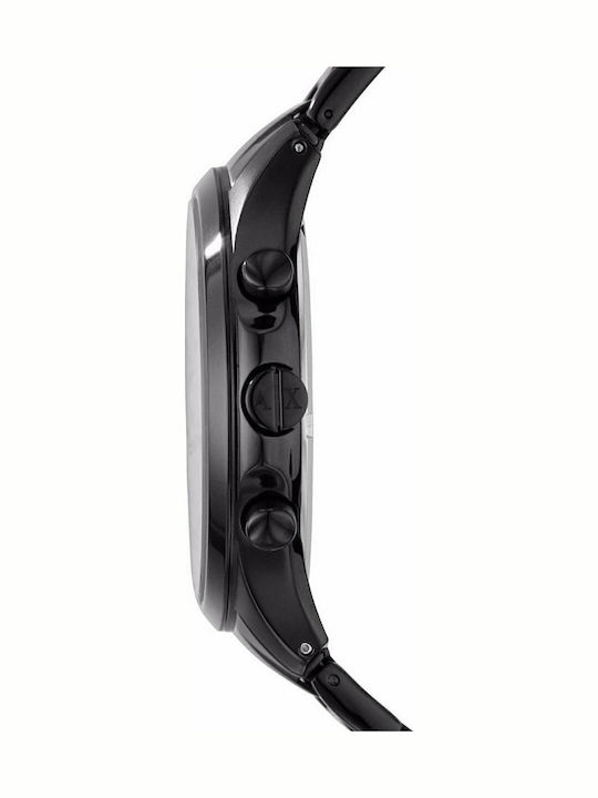 Armani Exchange Ceas Bărbați 46mm Cronograf Baterie Cu Brățară Oțel Inoxidabil Neagră