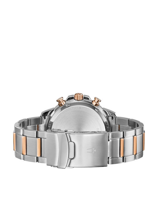 Bulova Sport Marine Star Ανδρικό Ρολόι 45mm Χρονογράφος Μπαταρίας με Ασημί Μεταλλικό Μπρασελέ