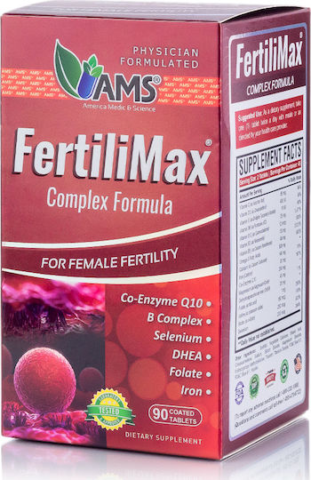 AMS FertiliMax Συμπλήρωμα για τη Γονιμότητα 90 ταμπλέτες