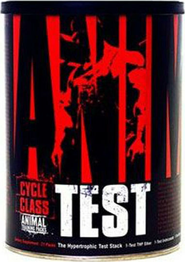 Universal Nutrition Animal Test Συμπλήρωμα για Προπόνηση & Ενίσχυση της Τεστοστερόνης 21 φακελίσκοι