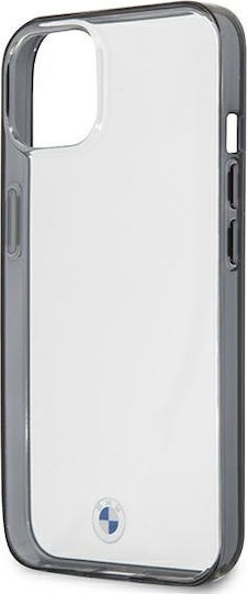 BMW Signature Collection Back Cover Σιλικόνης Διάφανο/Μαύρο (iPhone 13 mini)