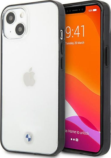 BMW Signature Collection Back Cover Σιλικόνης Διάφανο/Μαύρο (iPhone 13 mini)