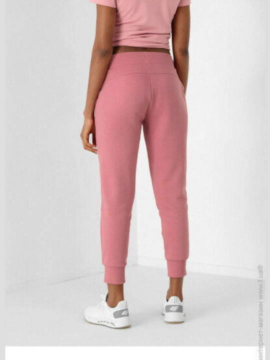 4F Damen-Sweatpants Jogger Rosa