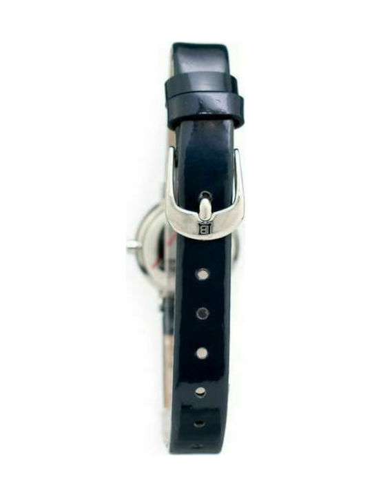 Laura Biagiotti Watch with Black Leather Strap LB0003L-AM