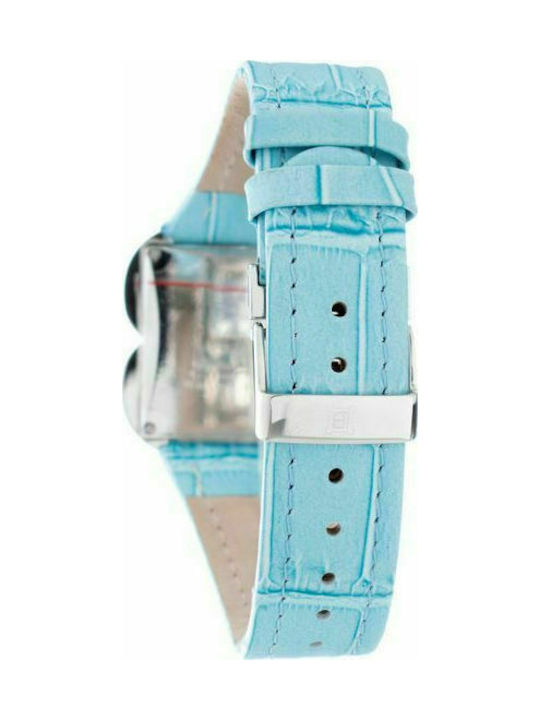 Laura Biagiotti Uhr mit Blau Lederarmband LB0002L-AD